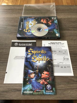 Spirits & Spells (nintendo Gamecube,  2003) Rare Htf Complete