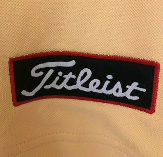 Footjoy Golf Shirt W/ Titleist Tour Patch Size: Men 