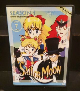 Rare Limited Edition Sailor Moon Season One Dvd 7 Disc Set 42 Episodes