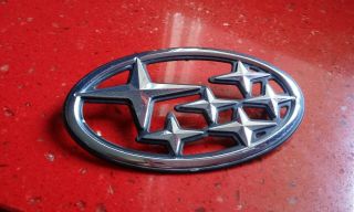 1990 Subaru Loyale,  Gl Rear Emblem Badge Rare 84 - 94 85 86 87 88 89 90 91 92 93