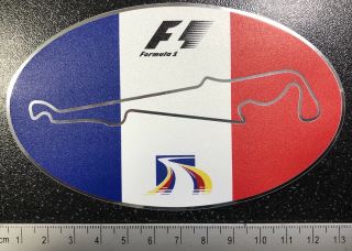 F1 Formula One French Grand Prix Souvenir Sticker.  Very Rare 2019