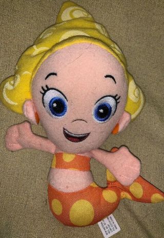 Nickelodeon Deema Bubble Guppies Mermaid Plush Doll Rare 2012 Collectible Euc