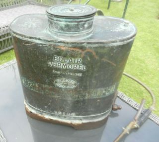 Rare Vintage French Vermorel Copper Backpack Garden,  Crop,  Vineyard,  Sprayer.