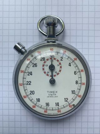 Rare Vintage Timex Stopwatch Made In Gb
