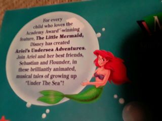 The Little Mermaid Ariels Undersea Adventures Laserdisc Rare Volume 1 5