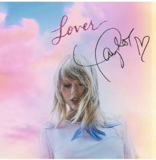 Taylor Swift Signed Lover Booklet Autograph Rare