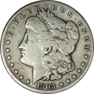 1903 - S Morgan Dollar Vg - Very Rare Key Date