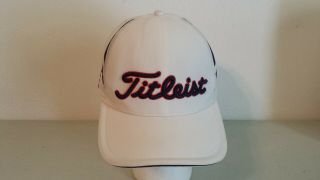 Titleist Red White Blue Golf Hat Cap American Flag Pro V1 Fitted Flex L/xl Rare