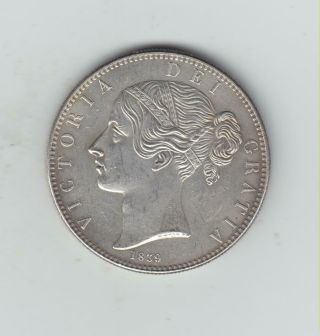 Forgery Very Rare 1839 Victoria Young Head Crown,  Weight 26.  9gms