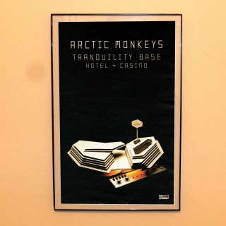 Arctic Monkeys Framed Poster 2018 Tranquility Base Promo Poster Rare