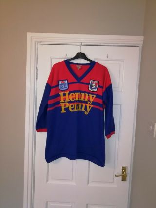 Very Rare 1990 Newcastle Knights Rugby Shirt Vgc Size Xl Men 