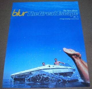 Blur Fabulous Rare Uk Record Company Promo Poster 