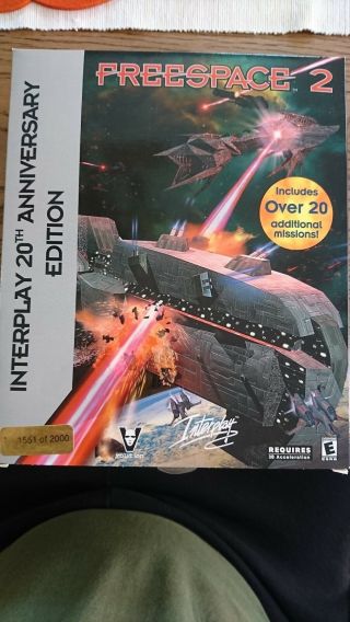 Freespace 2 Interplay 20th Anniversary Edition (pc) Complete Rare Like