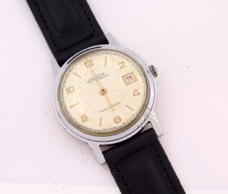 Very rare men ' s mechanical wrist watch Poljot USSR (Soviet,  Russia,  СССР) Kirova 4