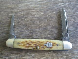 Vtg Keen - Kutter 2 - Blade Pocket Knife 817 Made In Usa Rare Old