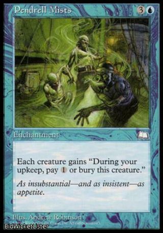 Pendrell Mists (rare) Near Normal English - Magic The Gathering