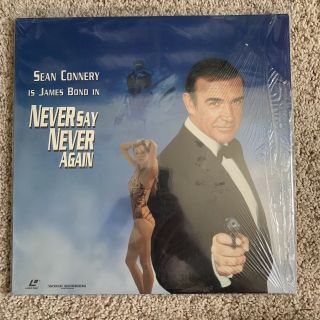 James Bond 007 - Never Day Never Again Widescreen Laserdisc - Sean Connery - Rare