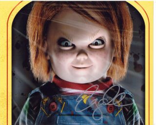 Ed Gale Childs Play Rare Signed 8x10 Chucky Photo With