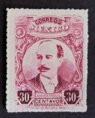96n,  Rare,  Specimen México,  Color Proof,  Aquiles Serdán,  Sc 609