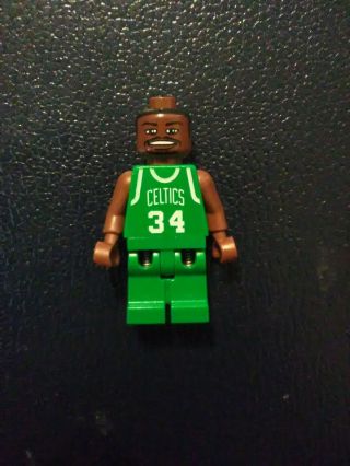Lego Basketball Nba Paul Pierce Boston Celtics 34 Minifigure Mini Figure & Rare