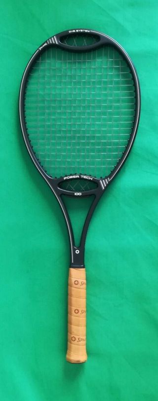 Very Rare Spalding Power Tech 100 Tennis Racket L4