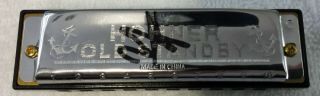 L@@k Extremely Rare Autographed Vince Neil Stage - Harmonica