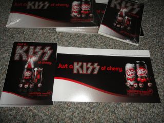 Kiss Rare Dr.  Pepper Promotional Card/sticker Set Great Promotional Items