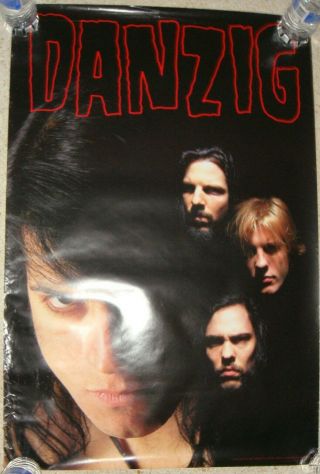 Danzig Ii - Lucifuge Promo 1990 Rare Poster Band Misfits Samhain 24x36