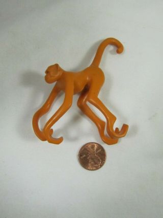 Brown Spider Monkey For Family Zoo 916 Vintage Fisher Price Little People Rare