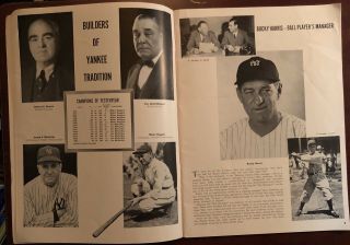 RARE 1947 World Series Program Brooklyn At Yankees Jackie Robinson 6