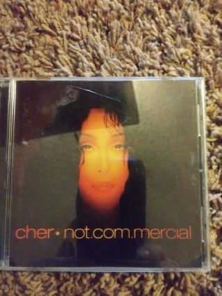 Cher - Not.  Com.  Mercial - Not Commercial (cd,  2000 Isis) 1st Edition Rare