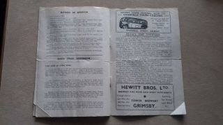 Grimsby Town v Everton 1948 F.  A.  Challenge Cup.  Rare Football Programme 4