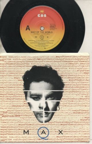 Inxs Max Q Rare 1989 Rock Only 7 " Oop Rock P/c Single " Way Of The World "