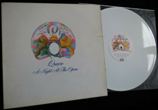 Queen - A Night At The Opera - Rare White Vinyl - 1975 Emi Holland Issue