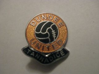 Rare Old Dundee United Football Club Enamel Brooch Pin Badge By Rev Gomm