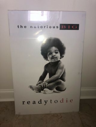 Rare The Notorious Big Ready To Die Poster 36x24 Vintage