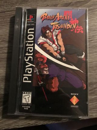 Battle Arena Toshinden Long Box Complete Rare (sony Playstation 1,  1995)