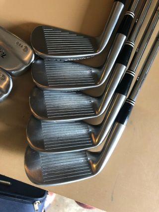 Rare hard to find Tour issue only irons 2 - PW X100 shafts Cleveland Pro Forged 2