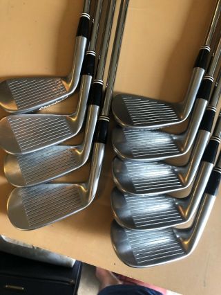 Rare hard to find Tour issue only irons 2 - PW X100 shafts Cleveland Pro Forged 3