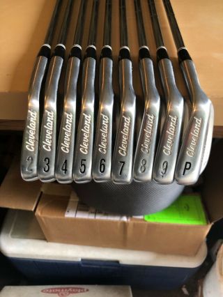 Rare hard to find Tour issue only irons 2 - PW X100 shafts Cleveland Pro Forged 4
