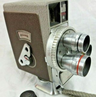 Rare Dejur Electra 3 Lens Turret 16mm Cine Movie Camera 1 Pat Pend Bausch Lomb