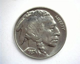 1937 - D Buffalo 5 Cents Gem,  Uncirculated Rare This