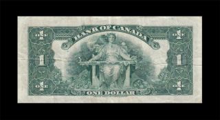 1935 BANK OF CANADA ONE DOLLAR KGV $1 