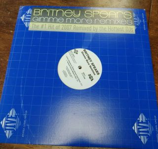 Britney Spears - Gimme More Remixes 12 " Promo Double Lp Set Rare Oop 10 Remixes