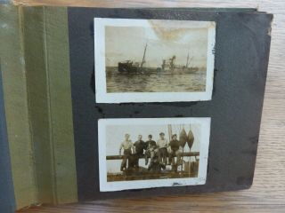 Ww1 Rare Photo Album Armed Grimsby Trawler Devotion Gy1038