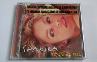 Shakira El Sol Cd Rare Colombia Special Edition