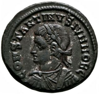 Constantine Ii (330 - 334 Ad) Rare Follis.  Antioch Ca 2676