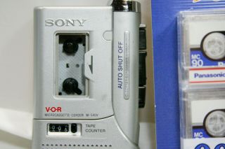 RARE SONY VOR M - 540V Voice Recorder,  micro cassettes 2