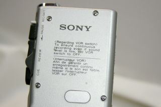 RARE SONY VOR M - 540V Voice Recorder,  micro cassettes 6