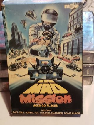 Mad Mission Big Box Vhs Montevideo Entertainment Rare Oop Sci Fi Action